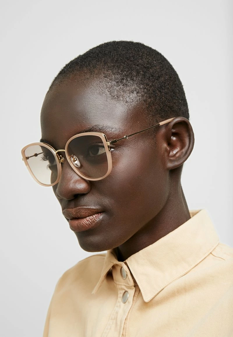 Gucci Sonnenbrille - Havana/gold/pink - Damen 4 Gucci Sonnenbrille - Havana/gold/pink - Damen – Bild 2