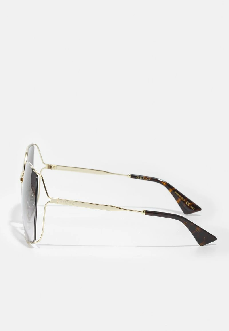 Gucci Sonnenbrille - Gold-coloured/grey - Damen 5 Gucci Sonnenbrille - Gold-coloured/grey - Damen – Bild 3