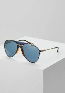 Gucci - Unisex Sonnenbrille - Gold-coloured/blue -Günstiges Gucci || Knirps Geschäft 09b319ad7422488084363b99ce6f01c3