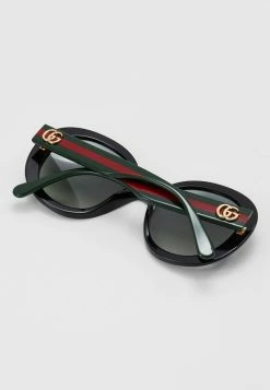 Gucci - Damen Sonnenbrille - Black/green/grey -Günstiges Gucci || Knirps Geschäft 0afdf01b1fc84e51a7f56e10f9941e95