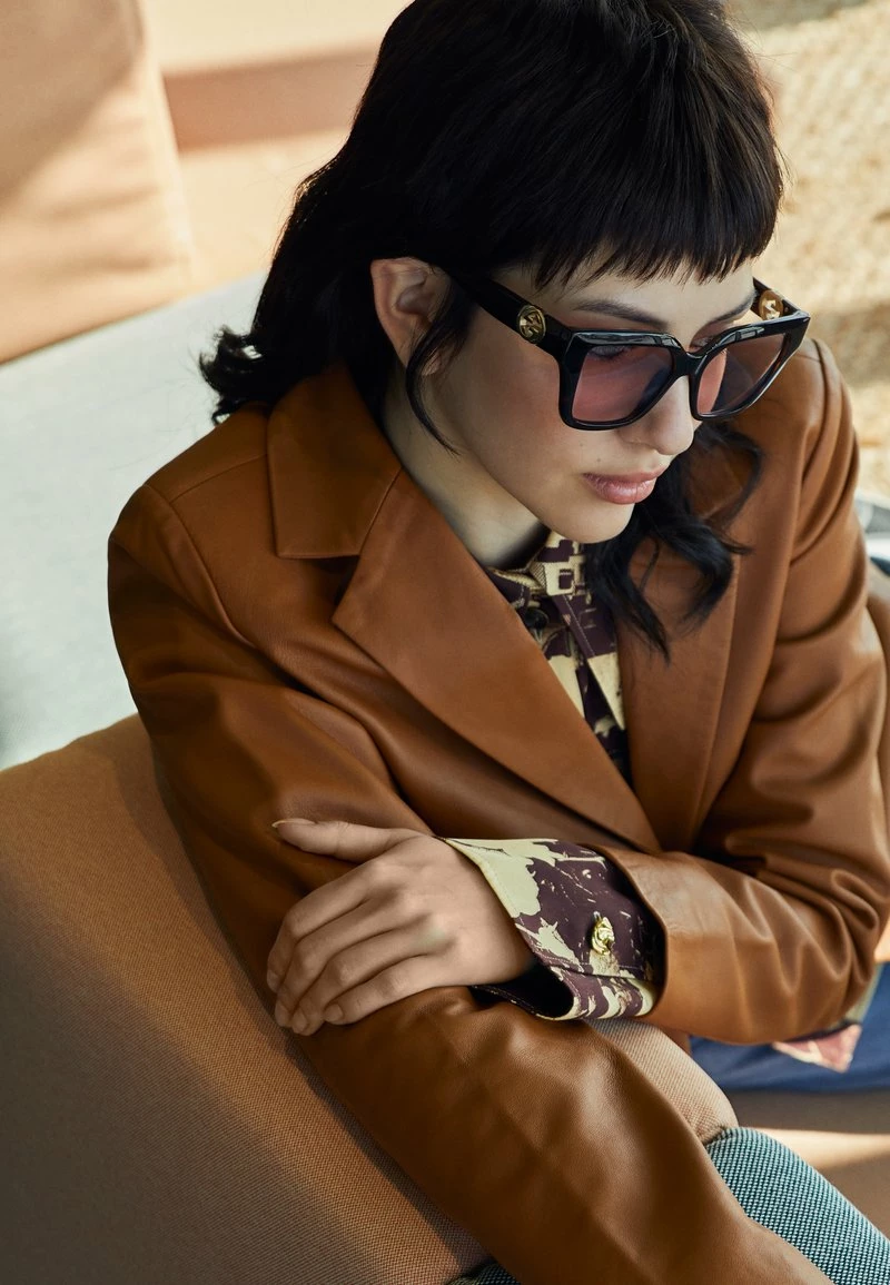 Gucci Sonnenbrille - Havana/burgundy/brown - Damen 4 Gucci Sonnenbrille - Havana/burgundy/brown - Damen – Bild 2