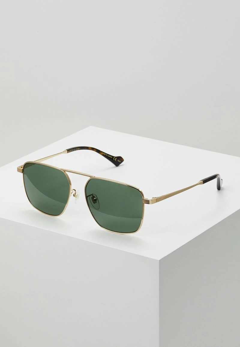 Gucci Sonnenbrille - Gold-coloured/green - Unisex 5 Gucci Sonnenbrille - Gold-coloured/green - Unisex – Bild 3