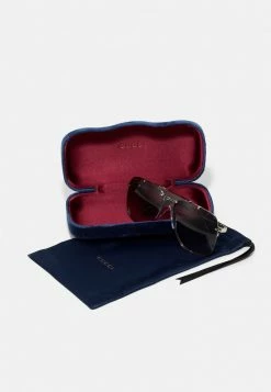 Gucci Sonnenbrille - Silver-coloured/grey - Unisex -Günstiges Gucci || Knirps Geschäft 1691fc2a4be04efdb9ff96e38ba1aac4