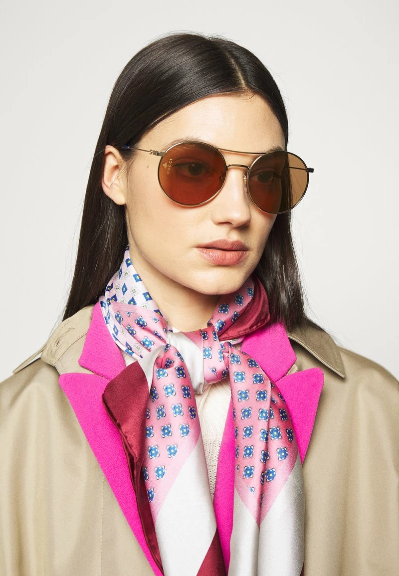 Gucci Sonnenbrille - Gold-coloured/brown - Damen 4 Gucci Sonnenbrille - Gold-coloured/brown - Damen – Bild 2
