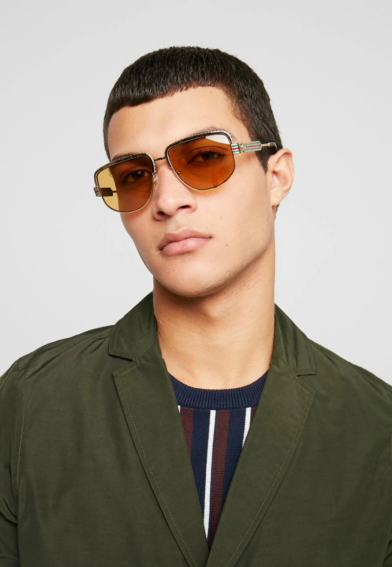 Gucci Sonnenbrille - Gold-coloured/yellow - Unisex 4 Gucci Sonnenbrille - Gold-coloured/yellow - Unisex – Bild 2