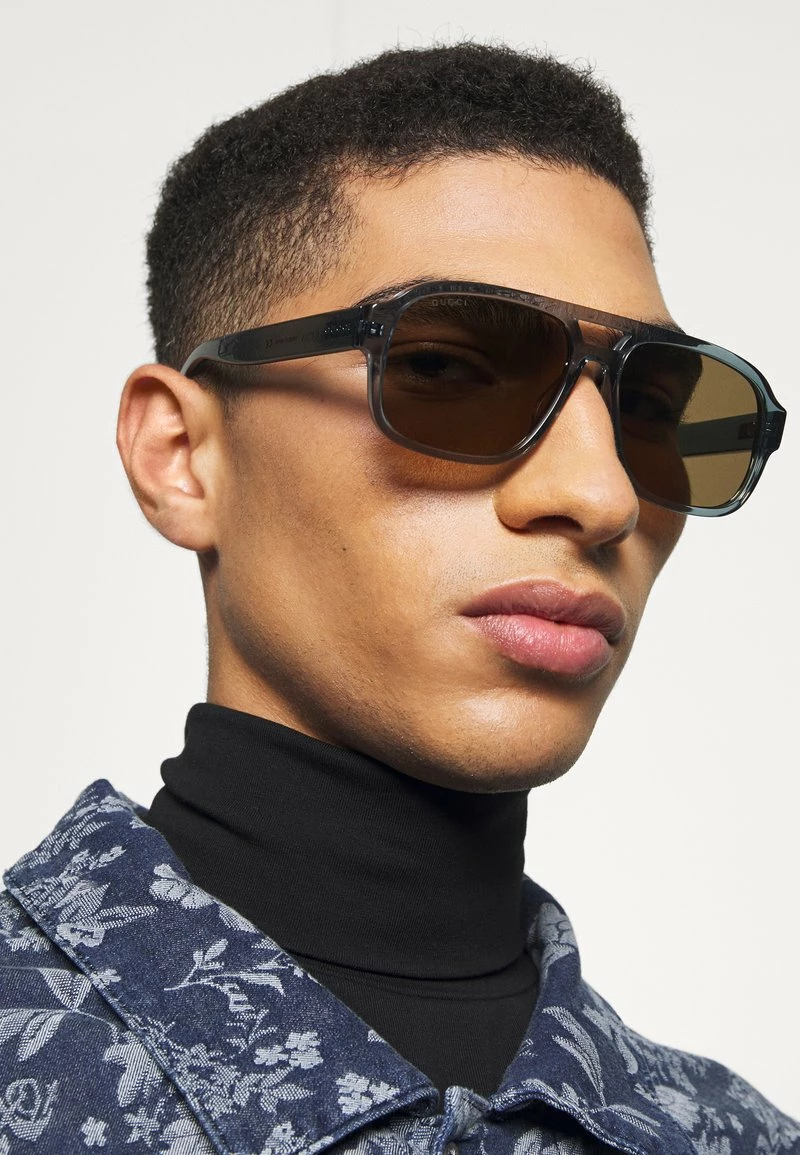 Gucci - Unisex Sonnenbrille - Grey/brown 3 Gucci - Unisex Sonnenbrille - Grey/brown