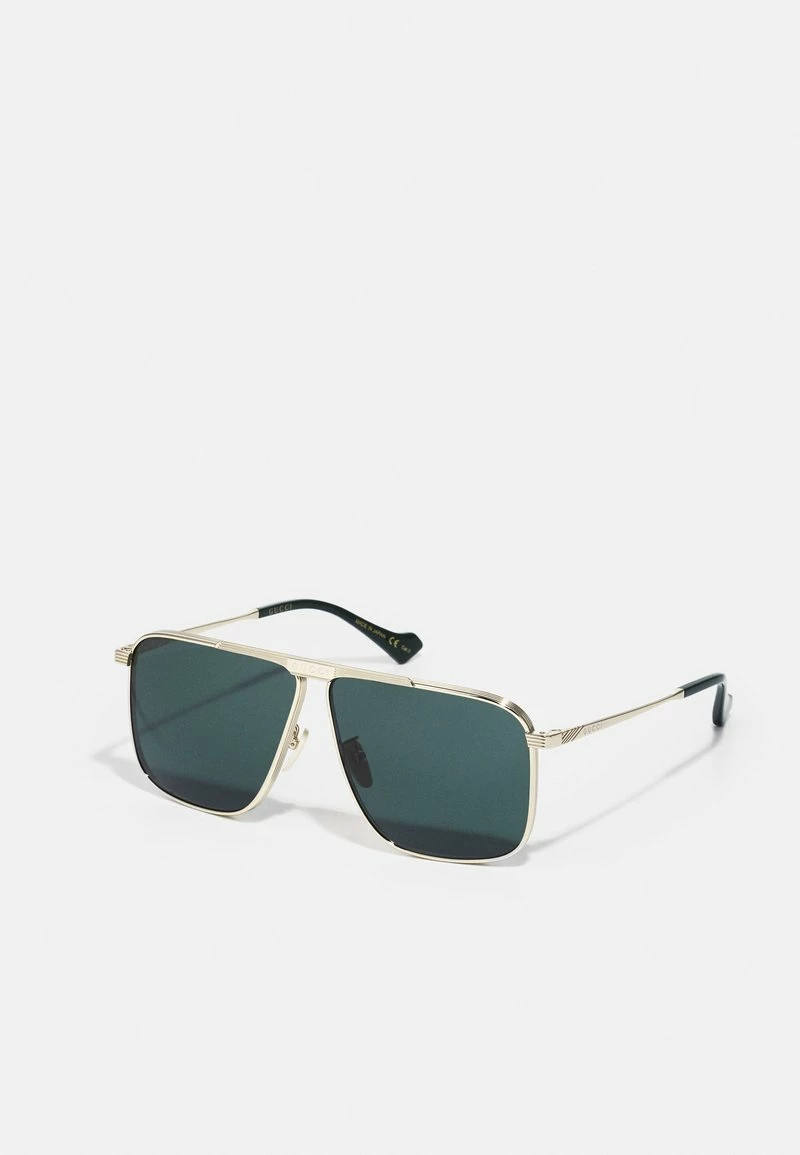 Gucci - Unisex Sonnenbrille - Gold-coloured/gold-coloured/green 3 Gucci - Unisex Sonnenbrille - Gold-coloured/gold-coloured/green