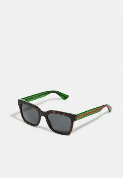 Gucci - Unisex Sonnenbrille - Havana/green/grey