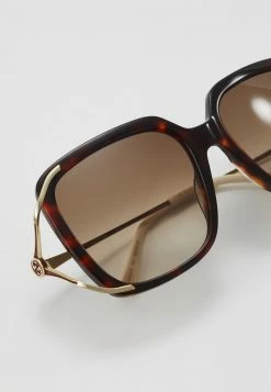 Gucci - Damen Sonnenbrille - Havana/gold-coloured/brown -Günstiges Gucci || Knirps Geschäft 4f130aaae9534fc387603c0150270f77