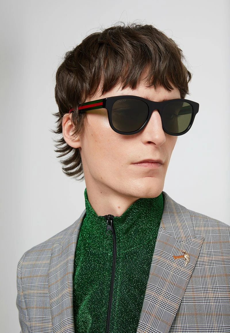 Gucci - Unisex Sonnenbrille - Black/green 4 Gucci - Unisex Sonnenbrille - Black/green – Bild 2