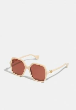 Gucci - Damen Sonnenbrille - Ivory/ivory/brown