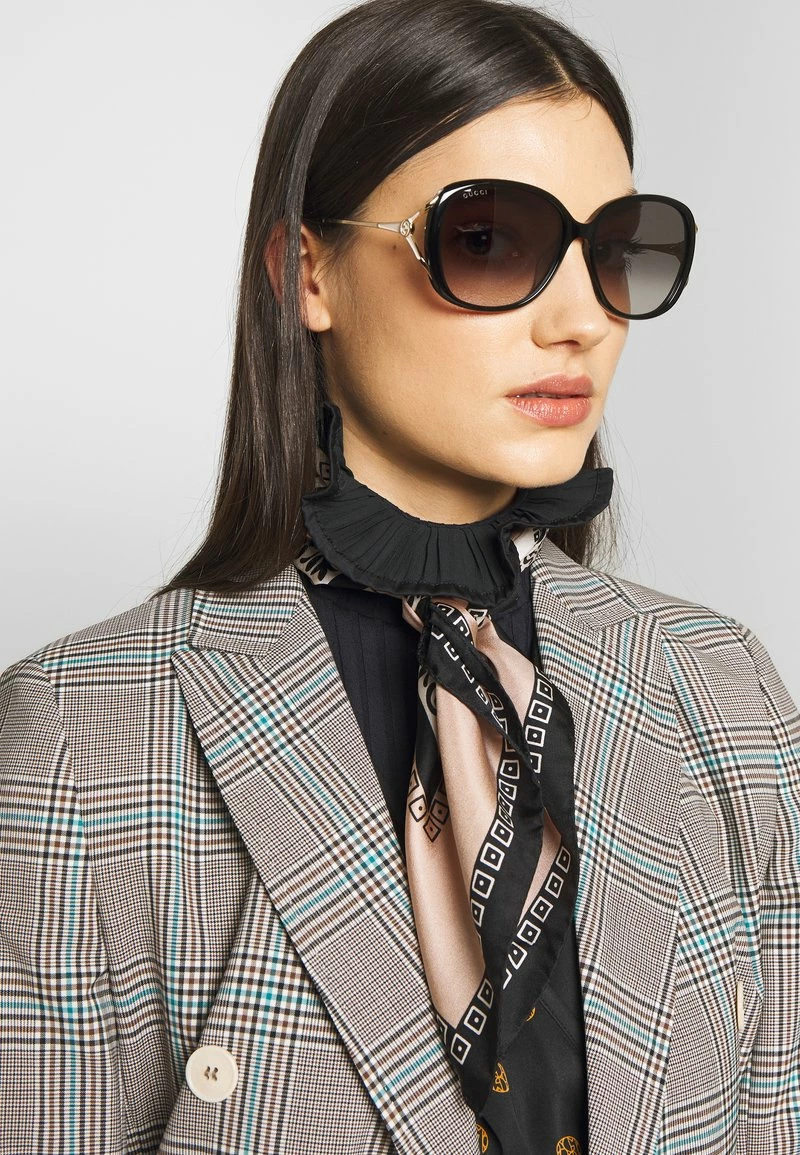 Gucci - Damen Sonnenbrille - Black/gold-coloured/grey 4 Gucci - Damen Sonnenbrille - Black/gold-coloured/grey – Bild 2