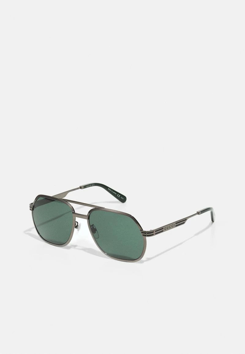 Gucci UNISEX - Sonnenbrille - Ruthenium/green 3 Gucci UNISEX - Sonnenbrille - Ruthenium/green