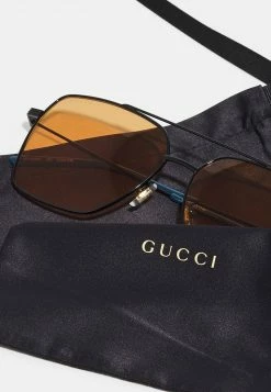 Gucci UNISEX - Sonnenbrille - Black/orange -Günstiges Gucci || Knirps Geschäft 5c29d763a026463688f36a4da5d348e1