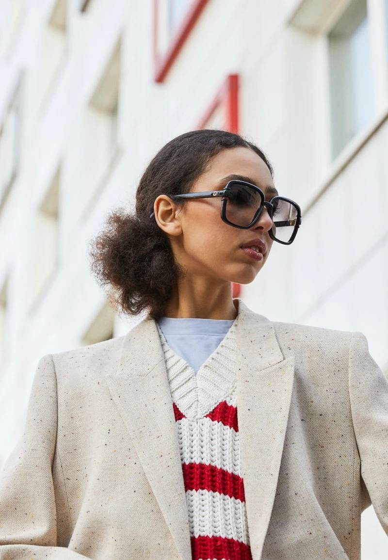 Gucci - Damen Sonnenbrille - Black/black/grey 4 Gucci - Damen Sonnenbrille - Black/black/grey – Bild 2