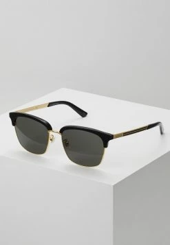 Gucci - Unisex Sonnenbrille - Black/gold-coloured/grey