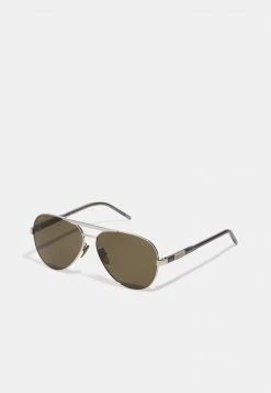 Gucci UNISEX - Sonnenbrille - Silver/grey/green