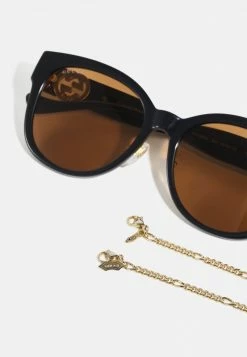 Gucci - Damen Sonnenbrille - Black/brown -Günstiges Gucci || Knirps Geschäft 672590bfb3f24540a21df37a5f9c5292