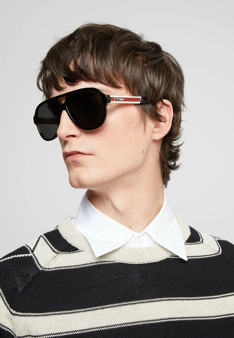 Gucci Sonnenbrille - Black/white/grey - Unisex 4 Gucci Sonnenbrille - Black/white/grey - Unisex – Bild 2