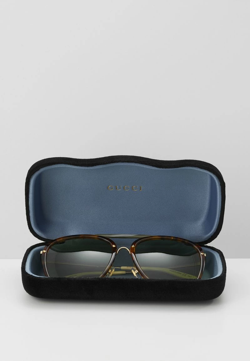 Gucci - Unisex Sonnenbrille - Havana/gold-coloured/green 6 Gucci - Unisex Sonnenbrille - Havana/gold-coloured/green – Bild 4