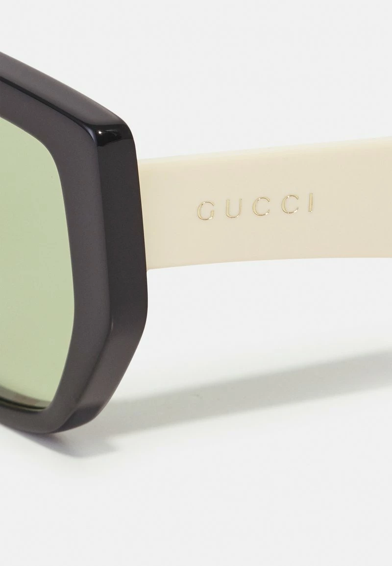 Gucci UNISEX - Sonnenbrille - Black/white/green 5 Gucci UNISEX - Sonnenbrille - Black/white/green – Bild 3