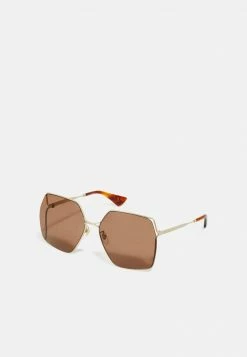 Gucci Sonnenbrille - Gold-coloured/brown - Damen