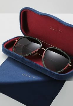 Gucci - Damen Sonnenbrille - Gold/green 9 Gucci - Damen Sonnenbrille - Gold/green -Günstiges Gucci || Knirps Geschäft 7ca73c34233143be82970947dff81564