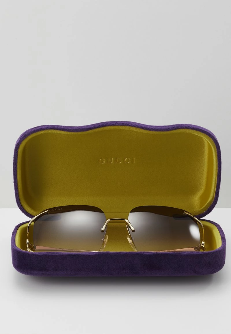 Gucci Sonnenbrille - Gold-coloured/brown - Damen 6 Gucci Sonnenbrille - Gold-coloured/brown - Damen – Bild 4