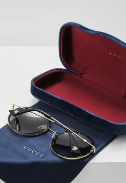 Gucci - Damen Sonnenbrille - Gold-coloured/grey -Günstiges Gucci || Knirps Geschäft 80e091ec6a4e4704a4dea9a825d19929