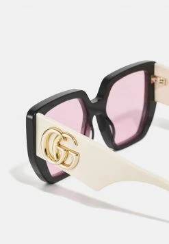 Gucci - Damen Sonnenbrille - Black/white/pink -Günstiges Gucci || Knirps Geschäft 85979b3e5e6344448b65d5e416c2a4a0