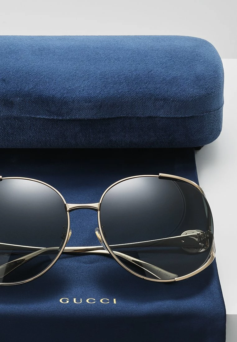 Gucci Sonnenbrille - Gold/grey - Damen 5 Gucci Sonnenbrille - Gold/grey - Damen – Bild 3