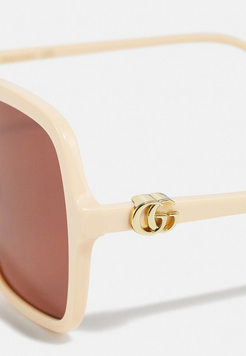 Gucci - Damen Sonnenbrille - Ivory/ivory/brown 5 Gucci - Damen Sonnenbrille - Ivory/ivory/brown – Bild 3