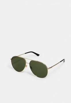Gucci Sonnenbrille - Gold-coloured/green - Herren -Günstiges Gucci || Knirps Geschäft 903025ab23a5442f985c09d5e705d336