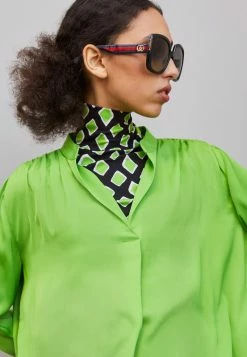 Gucci Sonnenbrille - Black/blue/grey - Damen