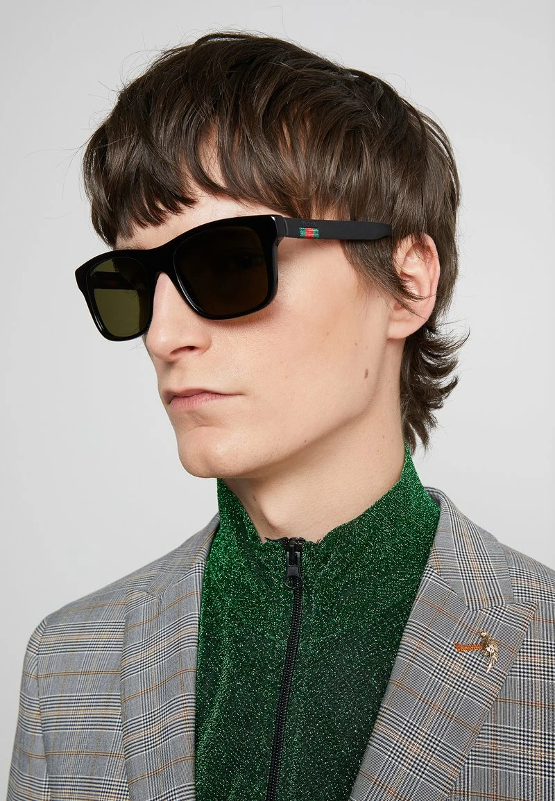 Gucci - Unisex Sonnenbrille - Black/green 4 Gucci - Unisex Sonnenbrille - Black/green – Bild 2