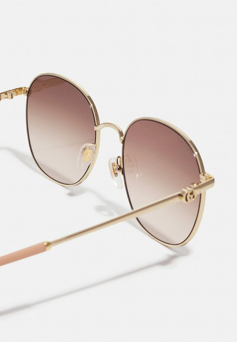 Gucci Sonnenbrille - Gold-coloured/brown - Damen 5 Gucci Sonnenbrille - Gold-coloured/brown - Damen – Bild 3