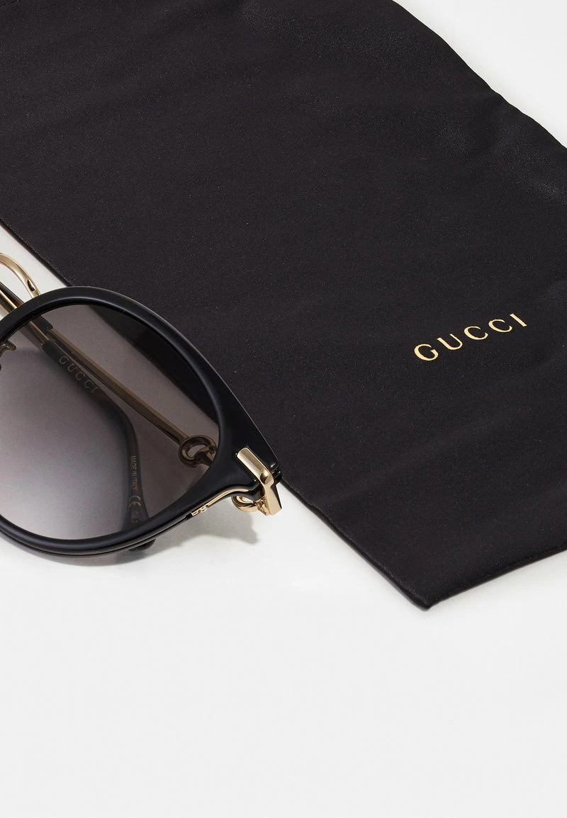 Gucci Sonnenbrille - Black/gold/grey - Damen 5 Gucci Sonnenbrille - Black/gold/grey - Damen – Bild 3