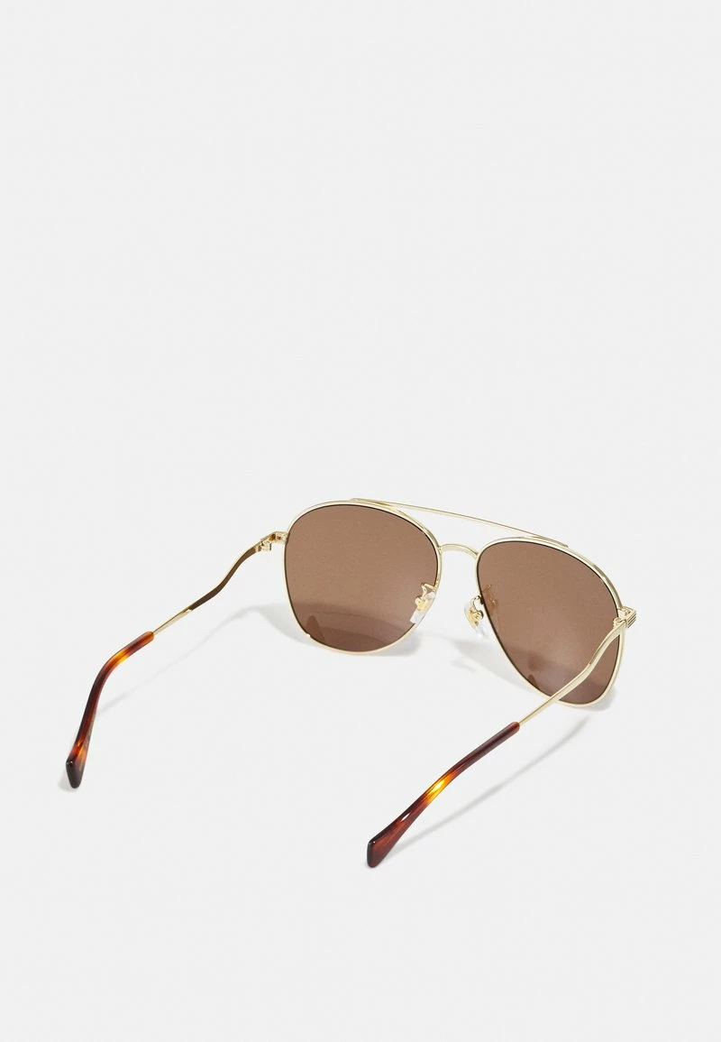 Gucci - Damen Sonnenbrille - Gold-coloured/brown 4 Gucci - Damen Sonnenbrille - Gold-coloured/brown – Bild 2