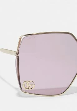Gucci - Damen Sonnenbrille - Gold-coloured/violet -Günstiges Gucci || Knirps Geschäft a3ef004c1448445fbc15cabeda4e0d0e