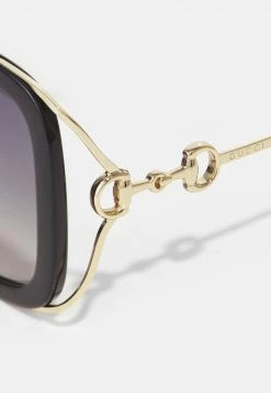 Gucci Sonnenbrille - Black/gold-coloured/grey - Damen 7 Gucci Sonnenbrille - Black/gold-coloured/grey - Damen -Günstiges Gucci || Knirps Geschäft a4385dea00be418b8f9c5c7c193f74b6