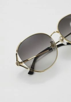 Gucci - Damen Sonnenbrille - Gold-coloured/grey -Günstiges Gucci || Knirps Geschäft a74816a6214e402fa2548f2e78919ddd