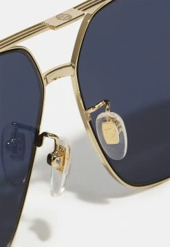 Gucci - Unisex Sonnenbrille - Gold-coloured/blue -Günstiges Gucci || Knirps Geschäft aea4754b2d854a2689fa7f8b62308ab1