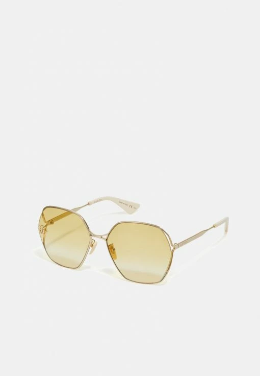 Gucci Sonnenbrille - Gold-coloured/yellow - Damen -Günstiges Gucci || Knirps Geschäft b2be071ab77a4b2cb7091aa647207a33