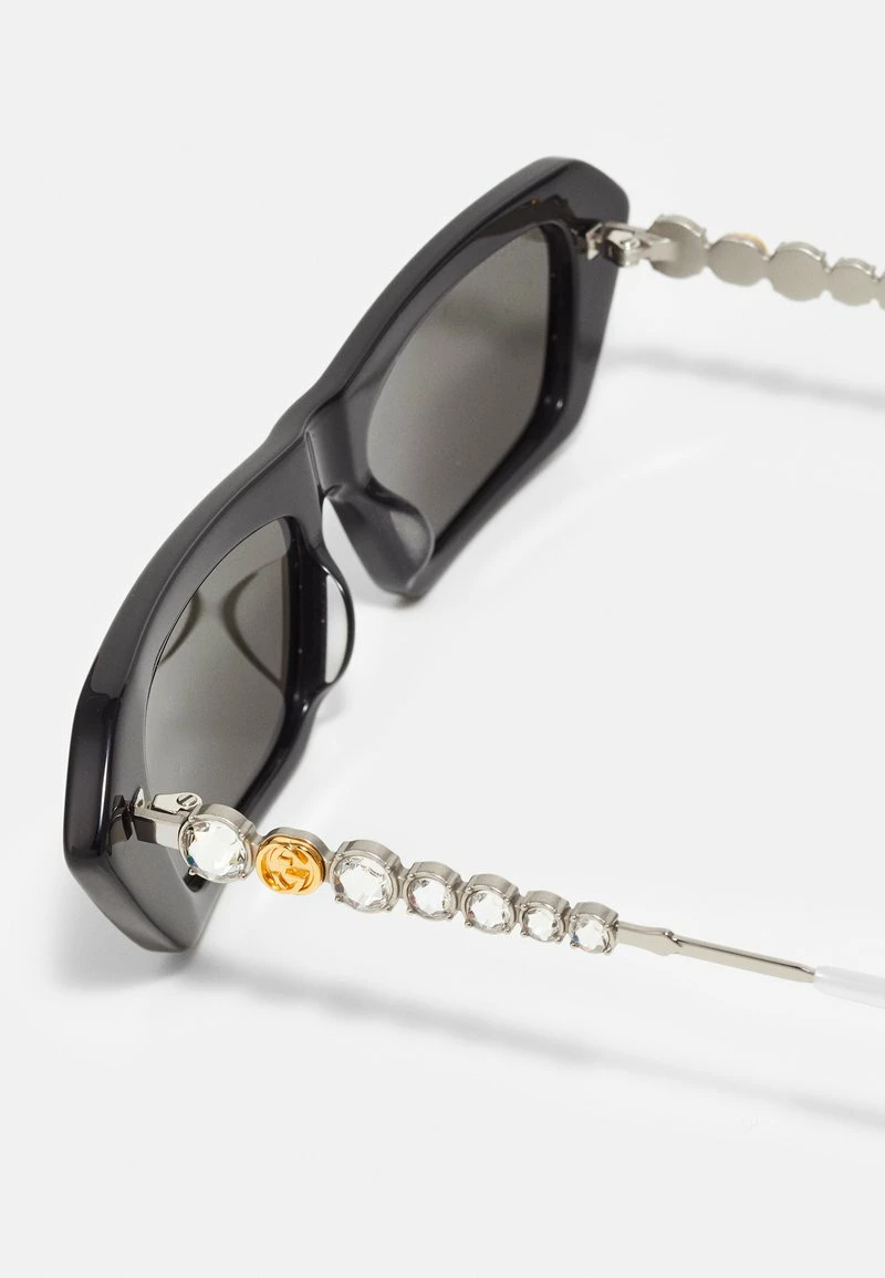 Gucci Sonnenbrille - Black/silver-coloured/grey - Damen 6 Gucci Sonnenbrille - Black/silver-coloured/grey - Damen – Bild 4