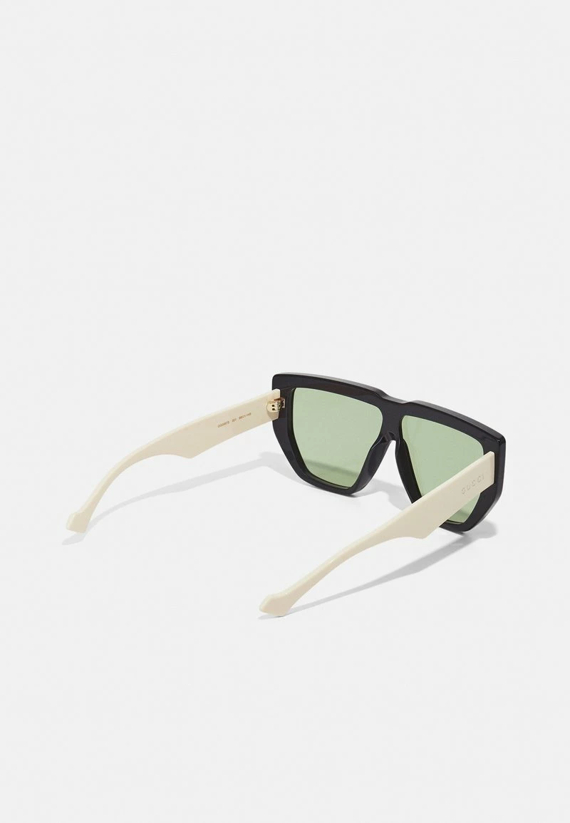 Gucci UNISEX - Sonnenbrille - Black/white/green 4 Gucci UNISEX - Sonnenbrille - Black/white/green – Bild 2