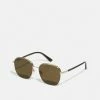Gucci - Unisex Sonnenbrille - Gold-coloured/brown -Günstiges Gucci || Knirps Geschäft ba96ce465ee04e0b84d9c628cf7ad9c3