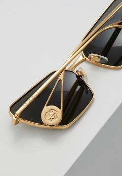 Gucci - Damen Sonnenbrille - Gold-coloured/grey -Günstiges Gucci || Knirps Geschäft bc3909b90b724288b471e5efdad22a72