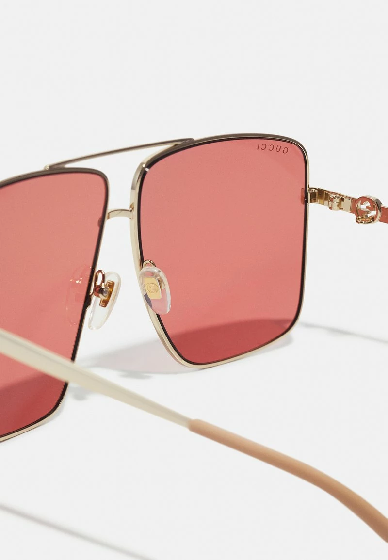 Gucci Sonnenbrille - Gold/gold/orange - Damen 5 Gucci Sonnenbrille - Gold/gold/orange - Damen – Bild 3