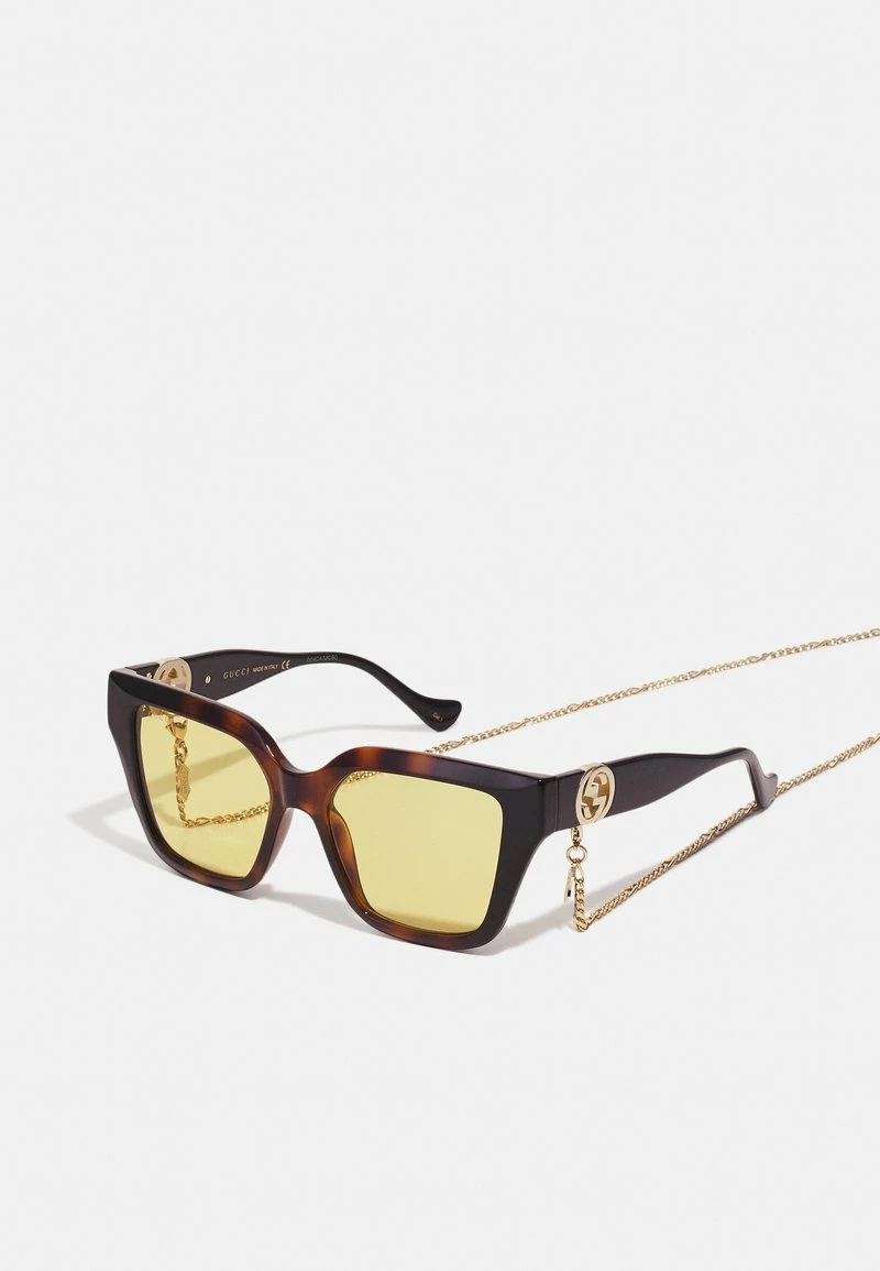 Gucci Sonnenbrille - Havana/black/yellow - Damen 3 Gucci Sonnenbrille - Havana/black/yellow - Damen