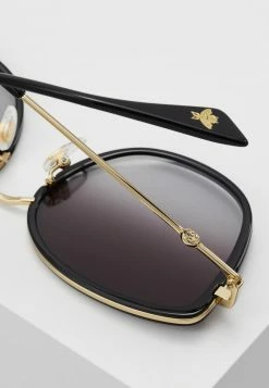 Gucci - Damen Sonnenbrille - Black/gold-coloured -Günstiges Gucci || Knirps Geschäft cae4e620dd9e410fa9292714afb482d9